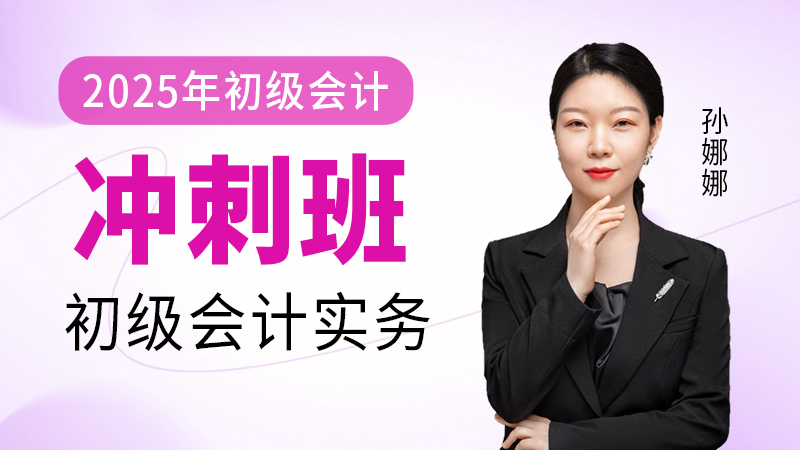 2025年初级会计-初级会计实务-冲刺班